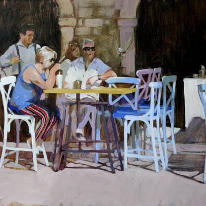 Nadiejda Mouly - Terrasse à Venise