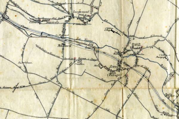 Vieux plan d'Osny