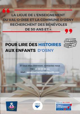 AFFICHE RECHERCHE BENEVOLES LECTEURS