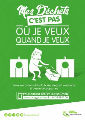 Dépôt sauvage - cartons