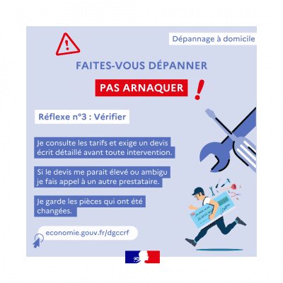 Réflexe 3 vérifier