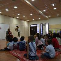 Spectacle le loup et la mésange à l'école Yves Le Guern