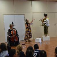 Spectacle le loup et la mésange à l'école Yves Le Guern