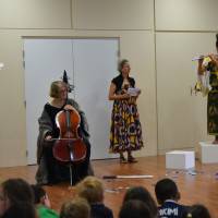 Spectacle le loup et la mésange à l'école Yves Le Guern