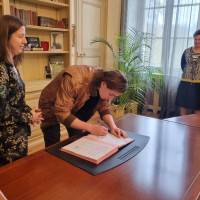 Signature de la charte bourse permis de conduire 8/02/2025
