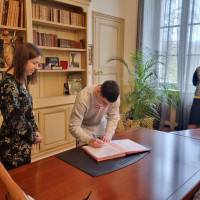 Signature de la charte bourse permis de conduire 8/02/2025