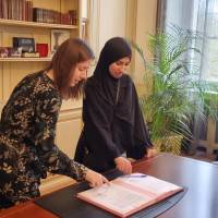 Signature de la charte bourse permis de conduire 8/02/2025