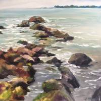 Françoise Monpin, Rochers dans l'eau