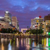 La Défense de nuit, de Jean-Marc Mathieu