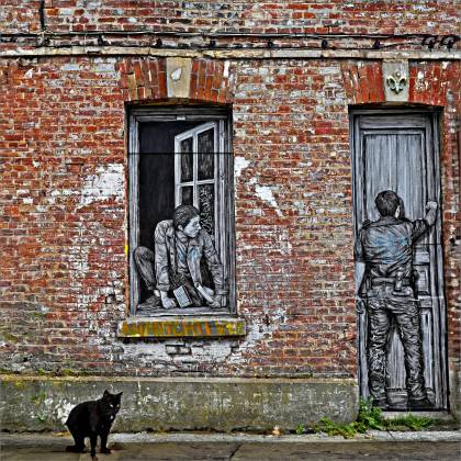 Hervé Bonnel, "Le chat noir"
