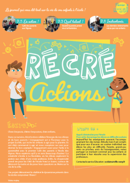 Récré'Actions n°20 - Février 2026