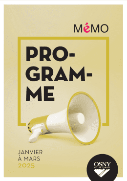 Programme MéMO janvier-mars 2025