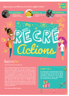 Récré'actions n°16 - Novembre 2024